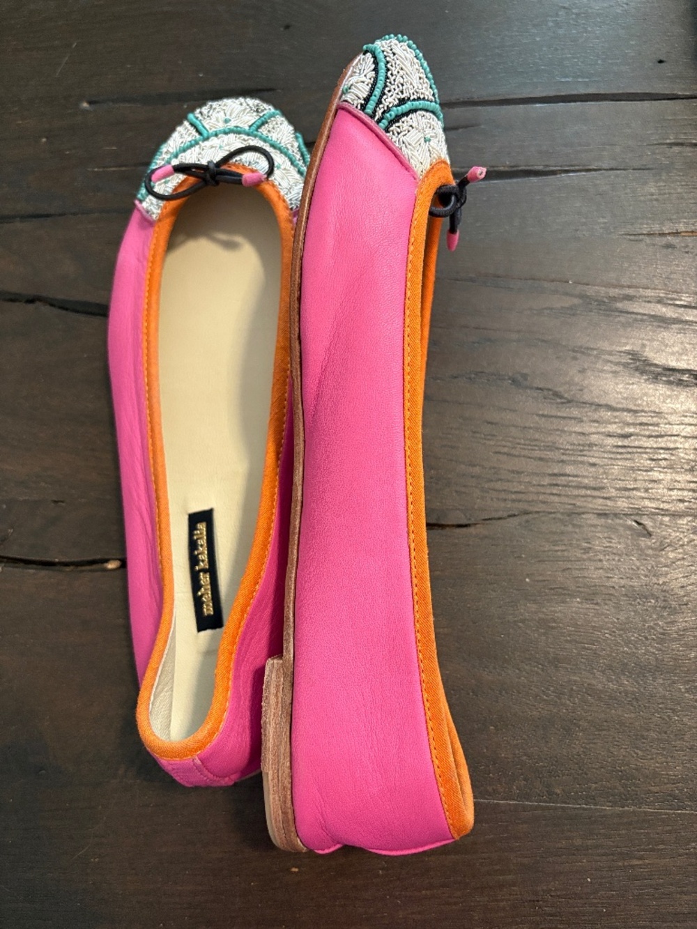 Meher Kakalia Pink Ballet Flats Size 40